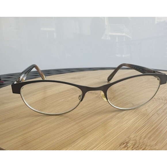 VANNI Mod V8340 C366 Women's Eyeglasses 52-19-135 Matte Brown/Horn Made in Italy - Picture 2 of 9